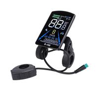 Cryfokt Electric Bike LCD Display, 5 Pin ABS Panel Meter Screen with Universal 24V 36V 48V 60V 72V Voltage, E Bike Display Meter Control Panel Screen for 22.2mm Handlebar Cycling