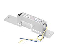 Cryfokt Electric Cathode Lock, 12V DC Stainless Steel Zinc Alloy Access Control Lock, Embedded Installation with Signal Feedback for Wooden Metal Doors Office Campus Buildings