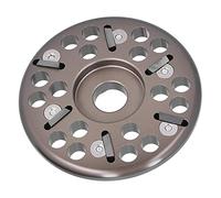 Cryfokt Electric Durable Hoof Trimming Vane/Wing Efficient Cow Horse Foot Repair Tool for Livestock Aluminum Alloy 4.7" Hoof Trimming Plate, Sheep, Cattle, Horses