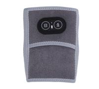 Cryfokt Electric Elbow Heating Pad Wrap Large Heating Area Secure Arm Brace for Mobility Polyurethane (Dark Gray)