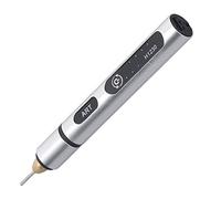 Cryfokt Electric Engraving Pen Aluminum Alloy, USB Rechargeable (Silver)