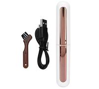 Cryfokt Electric Eyelash Curler Fast Heating Long Lasting Curling Tool for Eye Makeup White ABS (White)