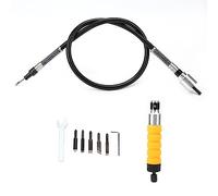 Cryfokt Electric Woodworking Carving Chisel Carpentry Tool Set for Effortless Wood Carving and Durable Use with 5 Blades