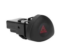 Cryfokt Emergency Hazard Warning Light Switch, Plug and Play 4 Pin Connector Replacement, OEM 8200442723 with Black Red Triangular Mark for MK II 1998-2005