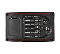 Cryfokt EQ 5 Band Equalizer Pickup for Acoustic Guitar, Improved Sound, Great Accessory for Guitarists, Plastic/Black, 97 X 65 X 56mm