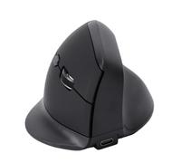 Cryfokt Ergonomic Vertical Mouse, Wireless Rechargeable Bluetooth 5.0 2.4G Dual Mode with 3 Adjustable DPI 800 1200 1600, Ergonomic Mouse for PC Laptop Notebook