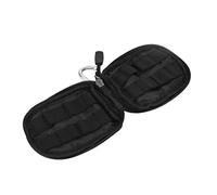 Cryfokt Essential Oil Bag for Travel Compact Portable 16 Slots Neoprene Essential Oil Organizer for Home and Travel Red 11 * 9 * 1.5cm