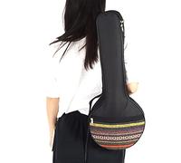 Cryfokt Ethnic Style 4 String Banjo Bag with Adjustable Straps for Small Banjo, Durable Cotton Gig Bag for Musicians, 25 X 10.4 X 3 in, 1 Pcs