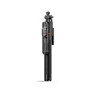 Cryfokt Extendable Selfie Stick Tripod with Remote Shutter for Vlogging Live Streaming Group Photos Adjustable 67 Inch Portable Phone Stand (Black)
