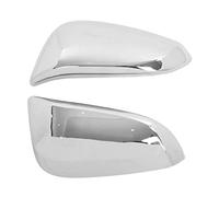 Cryfokt Exterior Rear View Mirror Cover Electroplating Style Glossy Replacement for HILUX Rfit for EVO AN120 AN130 2015+ for Mirror Protection