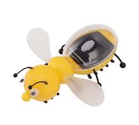 Cryfokt Fashionable Solar Powered Bee Toy for Kids, Educational Bee Shape Model for Students Teaching Tool, Practical Social Learning Aid, ABS Material 3.1 X 3. X 1.3in