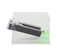 Cryfokt Feeding Cricket Keeper Pen with Ventilated Lid, Easy-Clean Reptile Care Kit for Observing Cricket Life (Large Size)