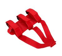 Cryfokt Fire Extinguisher Belt Durable Fixing Strap Fit for Jeep Wrangler/Gladiator for Emergency Rescue Material Black (Red)