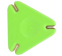 Cryfokt Fishing Coated Braid Stripper Tool Durable Lightweight Line Cutter for Fishing Enthusiasts PP Plastic 40x35x4mm (Green)