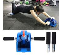 Cryfokt Fitness Abdominal Roller Wheel, Four Wheeled Stability | Easy to use, travel-friendly, supports various workouts, lightweight materials