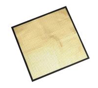 Cryfokt Flexible Light Reflector, 9.4 X 9.4in Mirror Panel Slim Lightweight for Photo Studio, Portrait Filming, Live Streaming, with Magnetic Base, Thread Hole, Visual Effects (Gold)