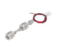 Cryfokt Float Switch Double Ball Design Stainless Steel Water Level Controller for Tanks Pools 120mm 1 Unit