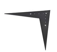 Cryfokt Flying V Metal Guitar Tailpiece, Cool Design, Flat Mount, 6-String Electric Guitar, Black/Silver, 10.4mm String Interval, Rock Stars (Black)