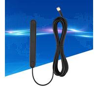 Cryfokt FM/DAB/DAB+ Antenna SMA Cable 5M 20db Gain Wide Signal Reception for Australia/Spain, Adhesive Bonding Installation