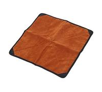 Cryfokt Folding Camera Lens Protective Wrap Cloth for Binoculars Flannel Cover for Camera Lens Brown (L)