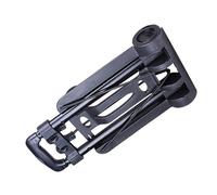 Cryfokt Folding Hand Truck with 2 Wheels Dolly Luggage Trolley Cart Compact Stable Load 110 Pounds for Travel Shopping Airport