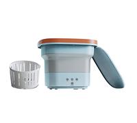 Cryfokt Folding Washing Machine, Plastic Mini Washing Machine 3 (Blue)