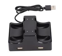 Cryfokt for Charger Multifunctional 4 in 1 Dock with LED Charging Status for Enthusiasts ABS Plastic