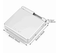 Cryfokt For SP Protective ABS Case Cover, Stylish Repair Parts Kit, Full Cover Set For Game Console, Lightweight and Durable (Silver)
