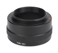 Cryfokt FOTGA OM-NEX Manual Focus Lens Converter, Anodizing Process Adapter for OM Lens to E Mount Camera, Infinite Focus, Manual Operation, for NEX-7/A5000, Black