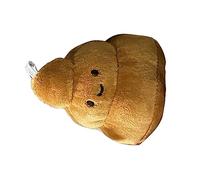 Cryfokt Funny Emotion Cute Poop Plush Toy Pendant for Refrigerator Magnet, Portable Fridge Decor for Bedroom and Office, PP Cotton Material