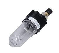 Cryfokt G1/4 Oil Water Separator Durable Pneumatic Filter Lubricator for Compressed Air Processing Aluminum Alloy 1 Unit