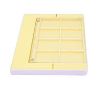 Cryfokt Game Console Charging Dock, Game Controller Charger 8 Card Slot for Home (Purple Yellow)