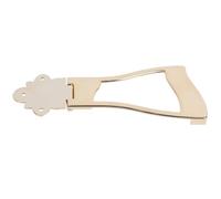 Cryfokt Golden Tailpiece for Archtop Bridge, Premium Metal Musical Instrument Accessory, Easy to Install, 1 Unit for Guitarists