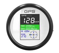 Cryfokt GPS Speedometer Knot Mph Km/H Multifunction Odometer for Engine Generator Construction Machinery, 85mm TFT Screen Universal Vehicles