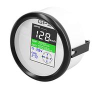 Cryfokt GPS Speedometer Knot Mph Km/H Multifunction Odometer for Engine Generator Construction Machinery, 85mm TFT Screen Universal Vehicles