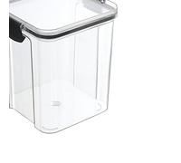 Cryfokt Grains Storage Box Transparent Sealed Food Containers for Snacks Tea Nuts 1.5L Kitchen Organization (950ml)