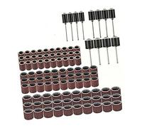 Cryfokt Grinding Polishing Tool Compact Sanding Band Sand Drum Abrasive 102 Pcs Set for Ceramics Stone Wood Engraving Etching