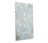 Cryfokt Guitar Head Veneer Sheet, Green Pearl Finish Easy to Cut and Install Guitar Inlay Material, DIY Inlay with Blank Material for Luthier Work Woodworking Projects