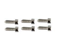 Cryfokt Guitar Hex Head Screws, Double Tremolo Bridge String Locking | Stainless Steel Taper Tip Screws, 6 Pack, Precision Fit for Tremolo Bridges, Tuning Stability