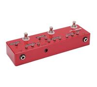 Cryfokt Guitar Pedal, True Bypass 6 in 1 Multi Effects Pedal, Metal Chassis with Delay Chorus Distortion Overdrive Booster Buffer for Electric Guitar Bass