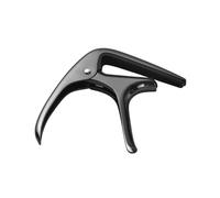 Cryfokt Guitar, Zinc Alloy Acoustic Electric with Thick Silicone Pad Ergonomic Grip for Folk Classical Ukulele Bass String Instruments (Black)