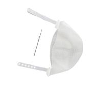 Cryfokt Hair Coloring Highlighting Hat Flexible Reusable Dyeing Tool for Hair At Home, Crochet Hook Included, for Beauty Salon (White)