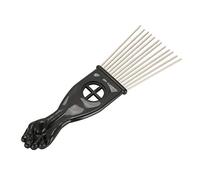 Cryfokt Hair Comb Fork Tool Professional Styling Comb for Hair Dying Straightening Curling Men ABS 23 * 7cm (M1707-2 steel pin K2)