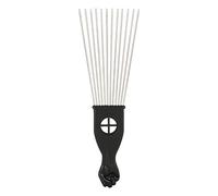 Cryfokt Hair Comb Fork Tool Professional Styling Comb for Hair Dying Straightening Curling Men ABS 23 * 7cm (M1707-1 steel pin K1)