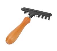 Cryfokt Hand Held Carpet Rake, Stainless Steel Carpet Rake Fur Remover Broom, Portable Carpet Groomer Rake, Carpet Restoration Shag Rug Rake, Carpet Rake for Carpets, Couch, Beauty Salon