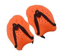 Cryfokt Hand Paddle Sturdy Anti Slip Swim Training Paddles for Beginners, Fast Swimming Speed Swimming Assistant Hand Fins for Improving Skills (Orange)
