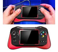 Cryfokt Handheld Game Console with 3.5in HD Screen Built in 500 Games for Kids Adults Retro Mini Electronic Toy (Red)