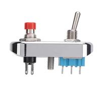 Cryfokt Handlebar Start Stop Switch Self Resetting Motorcycle Kill Toggle Switch for ATV UTV Dirt Bike, Convenient Control for All Riders (Button and 3 Level)