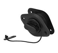 Cryfokt Heavy Duty Black PVC Inflatable Boat Drain Valve: Avoid Water Leaks with This Interchangeable Accessory.