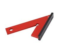 Cryfokt High 45° Angle Measuring Ruler Sturdy Aluminum Alloy Tool for Equipment Inspection and Writing Work 5.91in